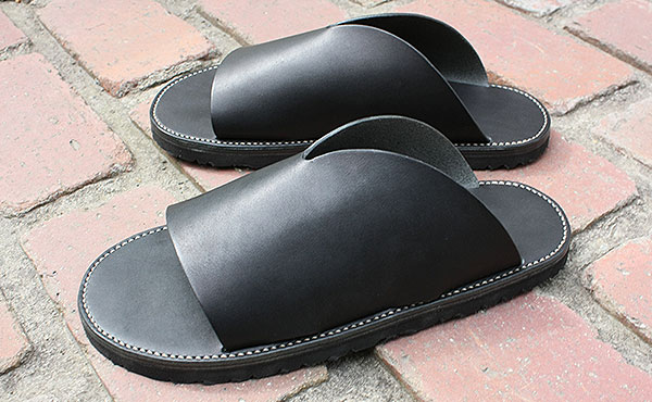 栃木レザー レザーサンダル アウル【オーダーメイド お好みの革色糸色