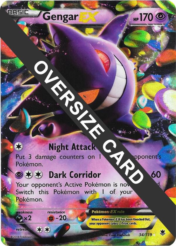 Gengar EX - 34/119 - Jumbo Cards - Pokemon - TCGplayer.com