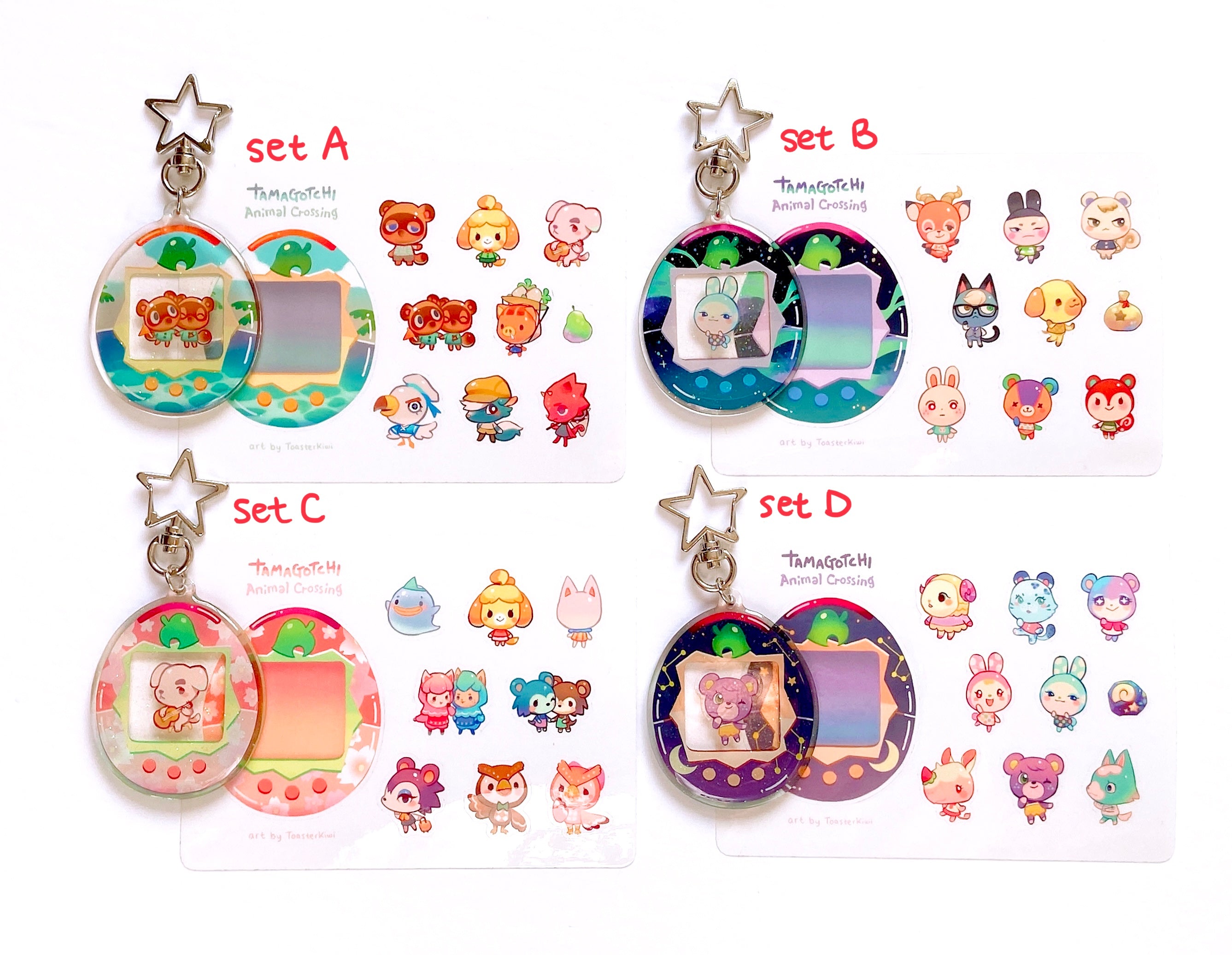 Custom Tamagotchi Set [Animal Crossing] – ToasterKiwi Shop
