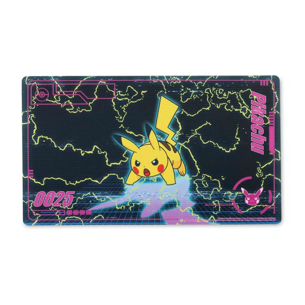 ポケモンカードゲーム ラバープレイマット 海外版 Pikachu Neon Charge