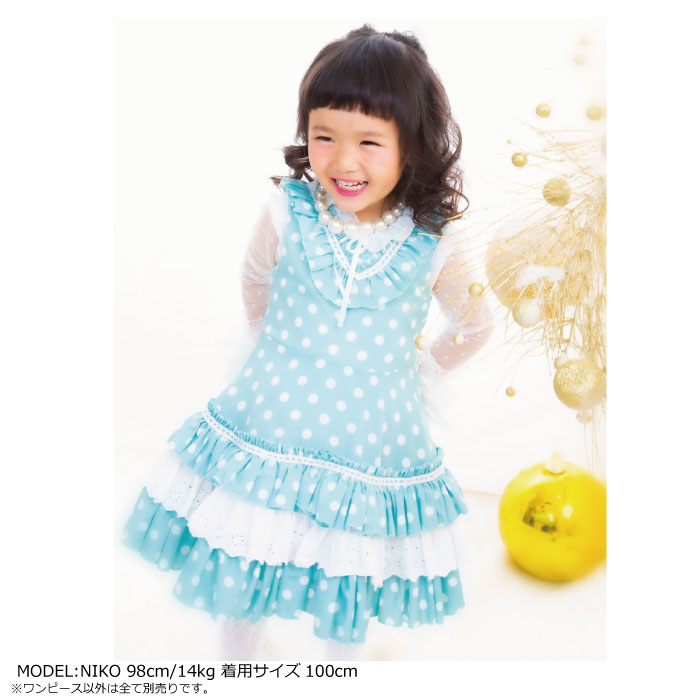 楽天市場】キッズ ワンピース ドット柄 水玉 子供服 ドレス 子供
