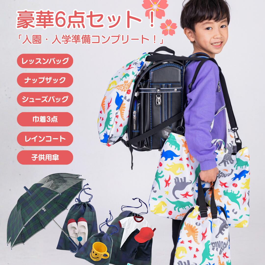 楽天市場】【豪華6点セット】 入園入学 レッスンバッグ ショルダー 撥
