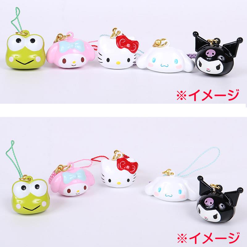 楽天市場】ハローキティ フェイス形鈴根付け ストラップ サンリオ