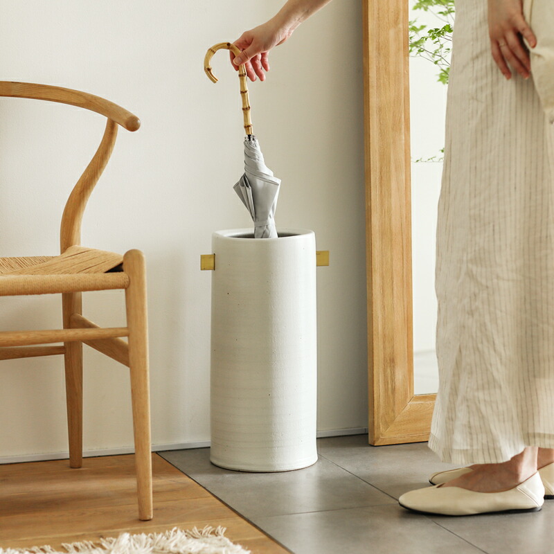 楽天市場】傘立て HIJICA TEOKE STAND 玄関 収納 H45cm 信楽焼 陶器