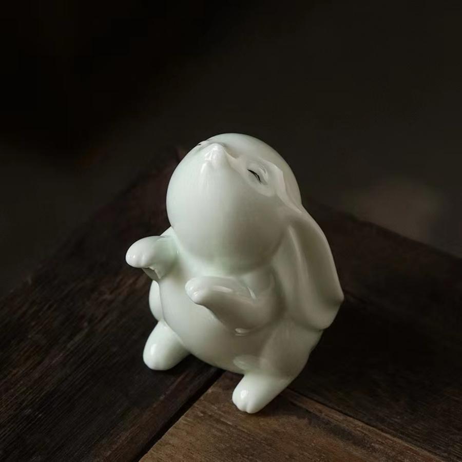 楽天市場】【最大500円OFFクーポンあり】 うさぎ 置物 卯 ウサギ 兎