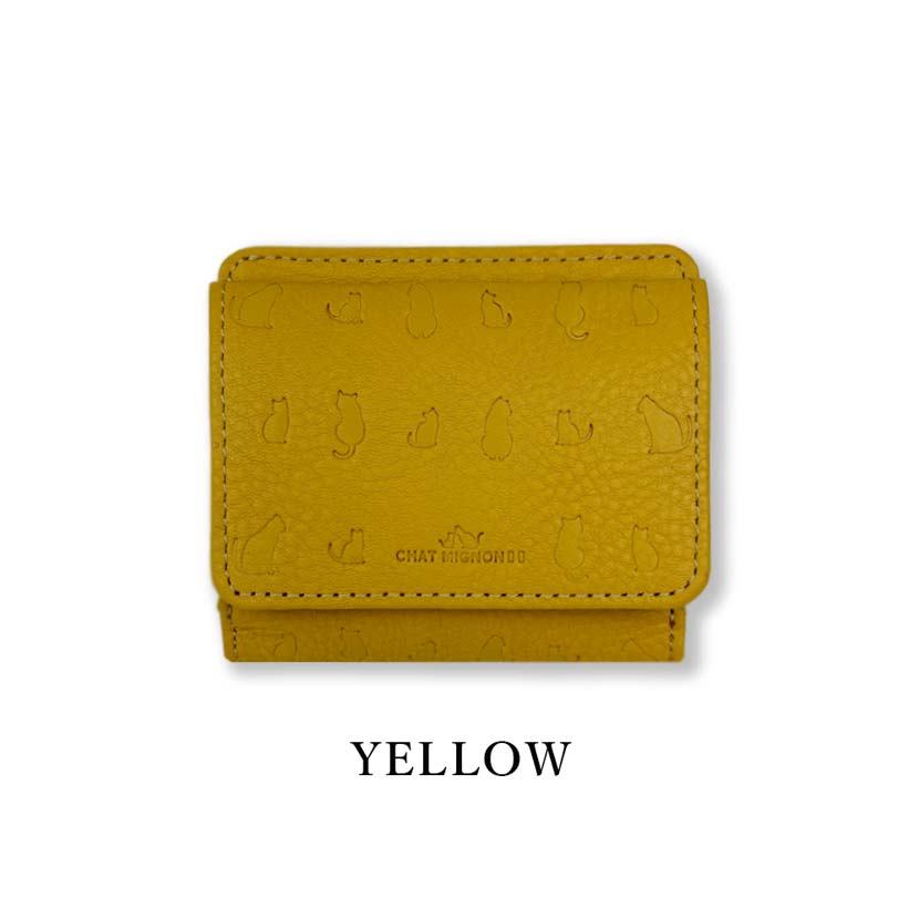 楽天市場】全5色 CHAT MIGINON シャーミニヨン 猫柄 リアルレザー 二