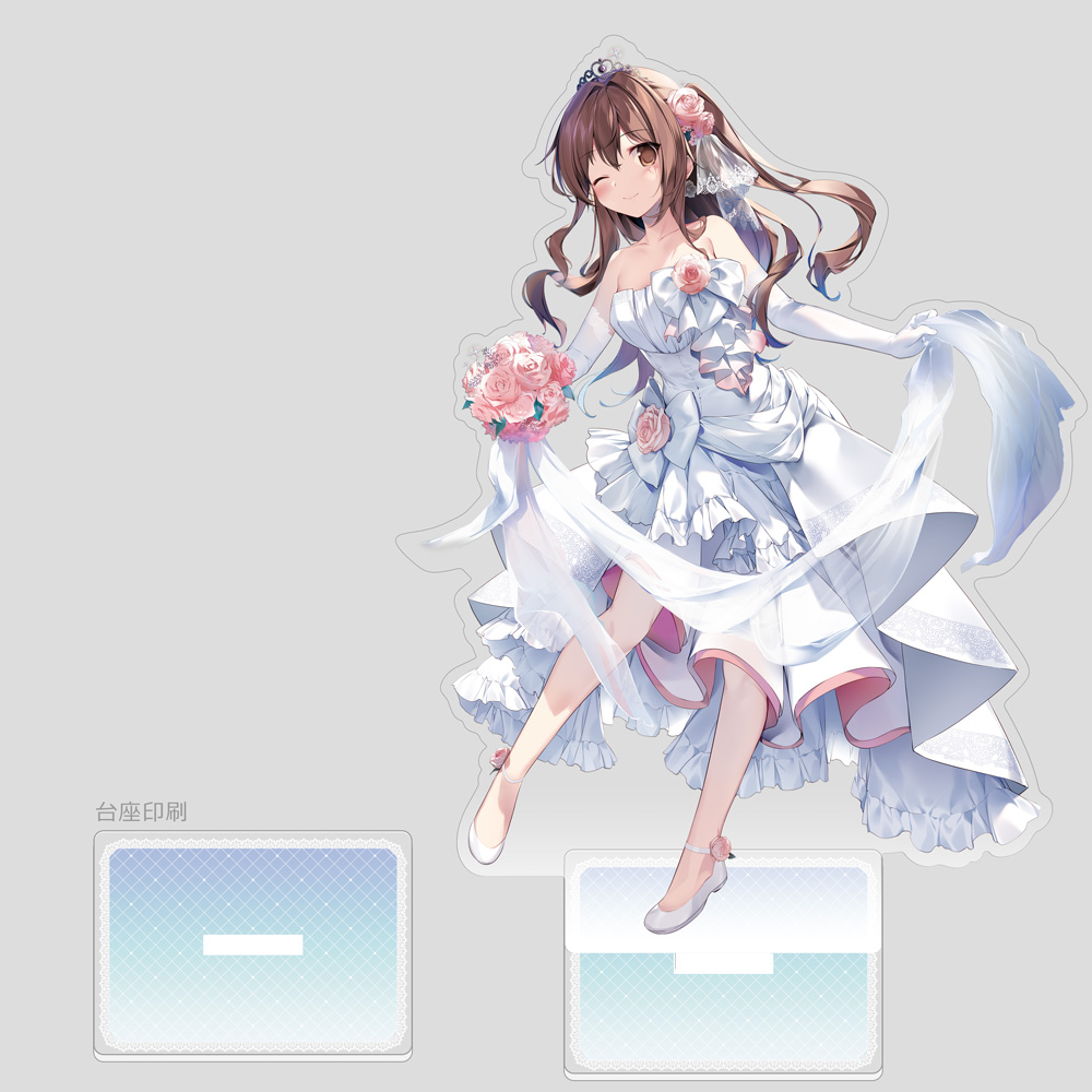 karory先生]描き下ろし特大アクリルスタンド（蒼海舞香／ウエディング