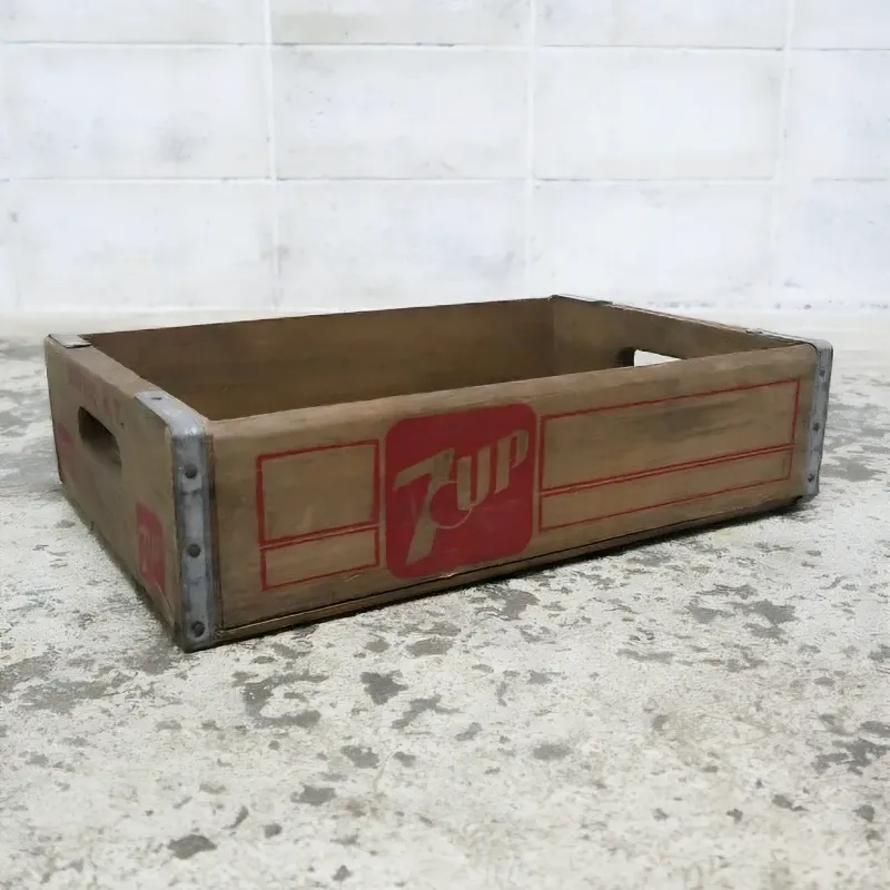 7up ビンテージ ウッドボックス ｜ glow ANTIQUES