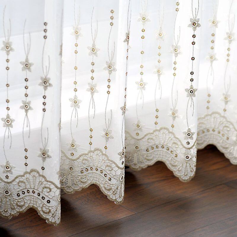 エリーゼ カフェカーテン JE-92515 ホワイト ｜ジャストカーテン