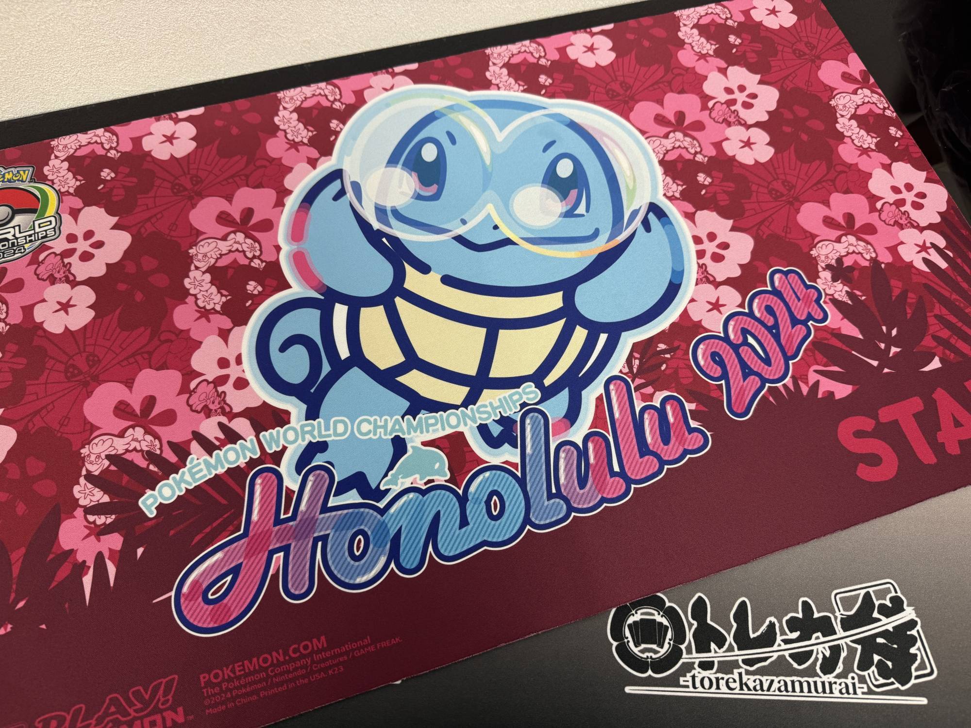 WCS2024 ホノルル スタッフ限定配布 プレイマット ゼニガメ【2号店でも