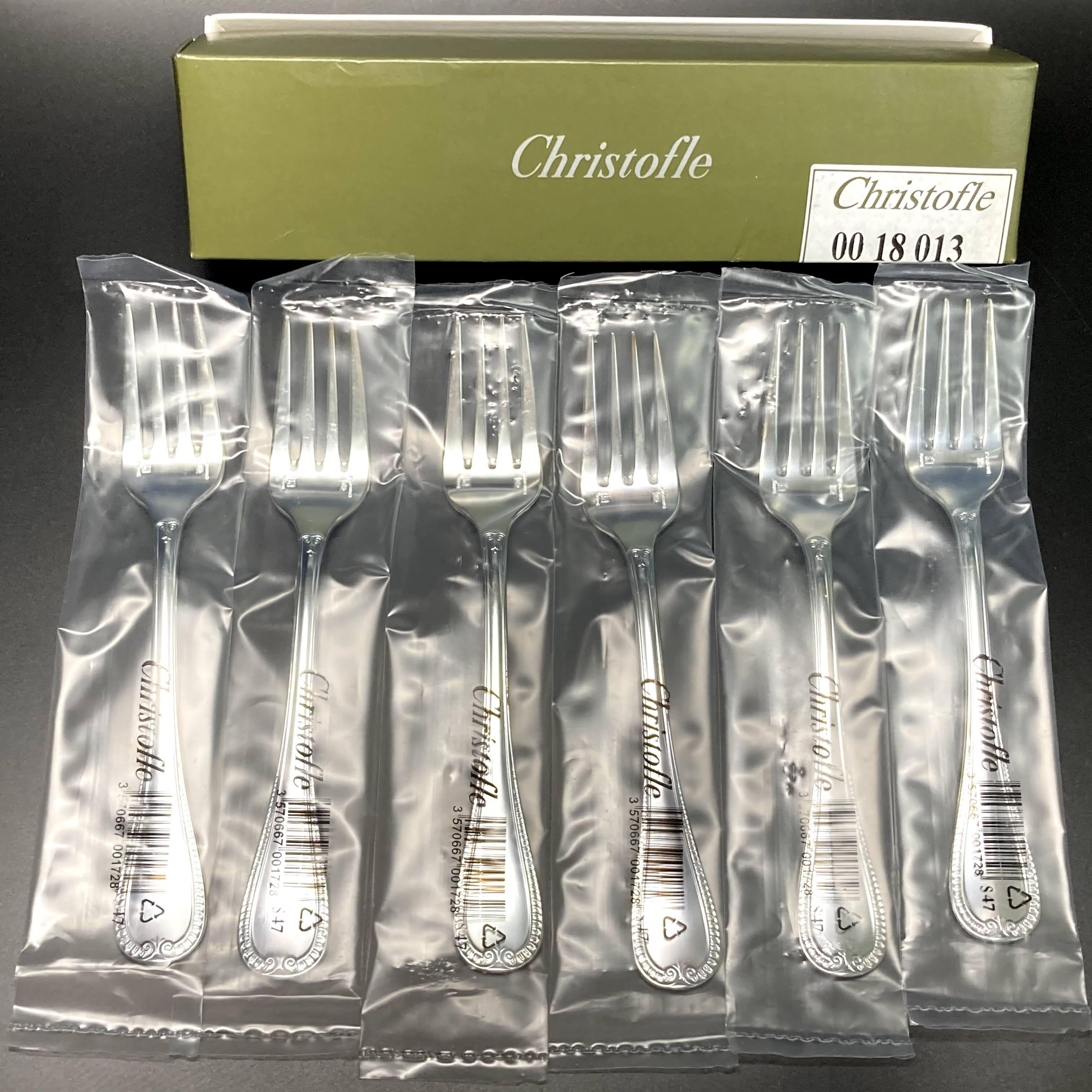 新品】未使用 Christofle クリストフル マルメゾン サラダフォーク