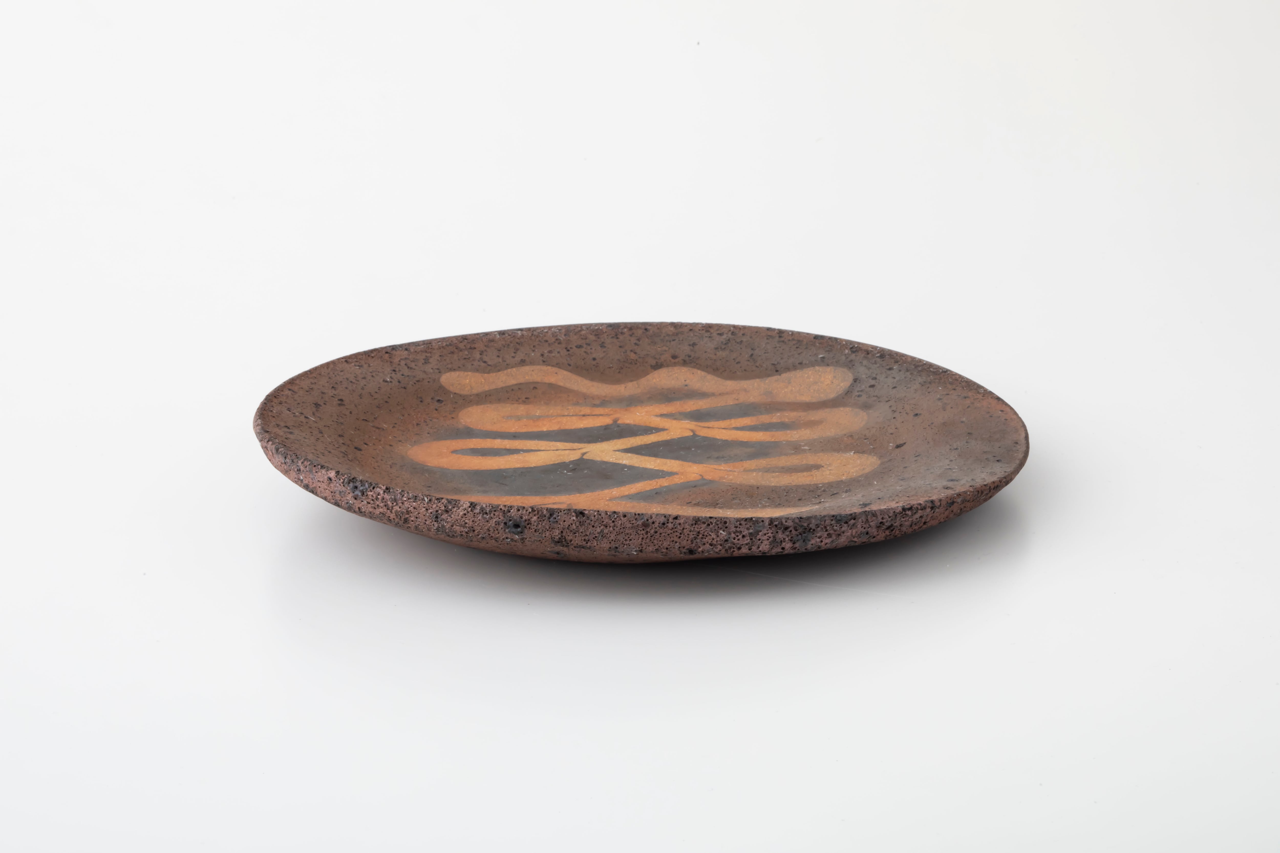 焼き締め8寸皿 / 十場 天伸 | Community Store TO SEE