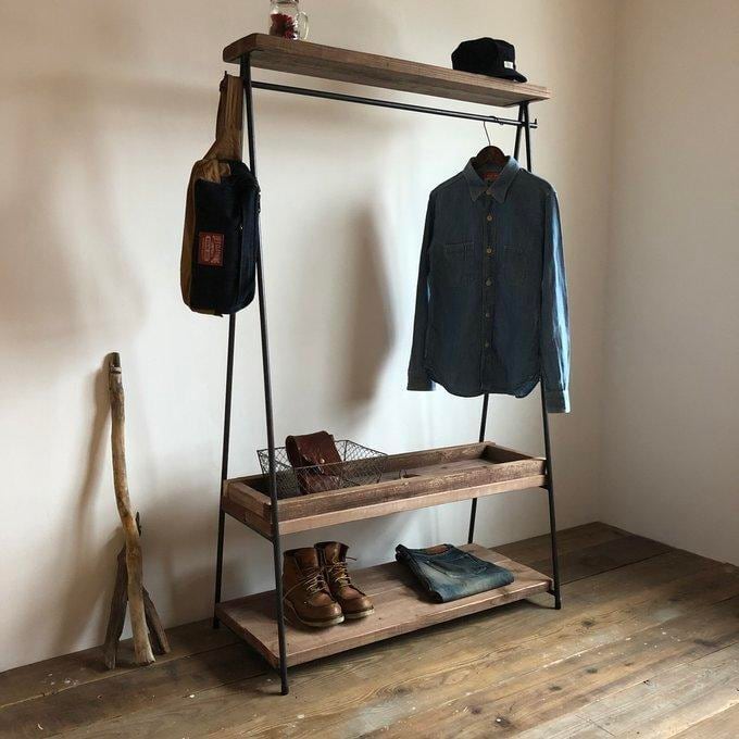 サイズオーダー可能 自由設計 2D-175-F 高さ175cmまで 大きなハンガー