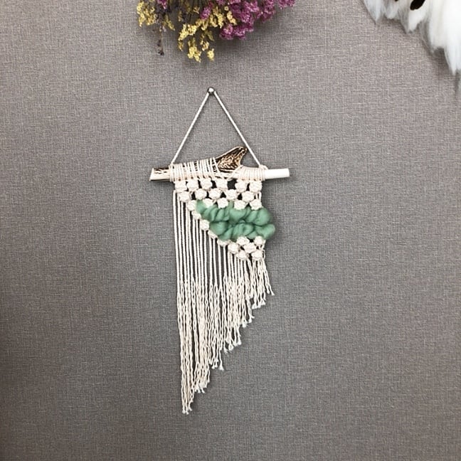 飾りやすいsize。鹿の角マクラメタペストリー♡ | RAVILISS