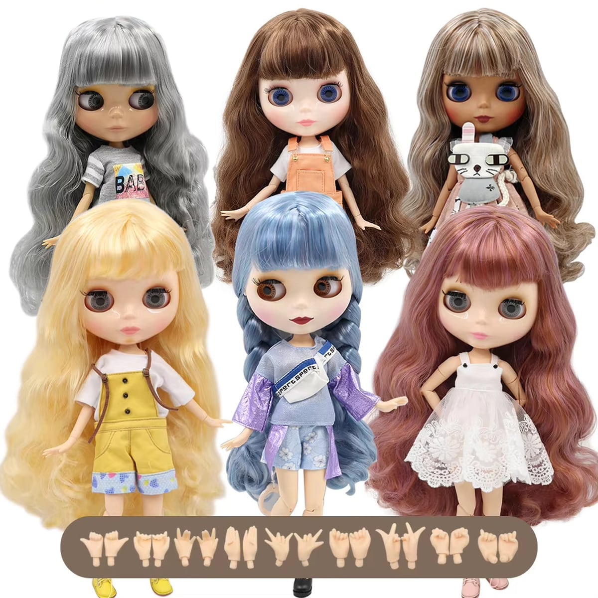 アイシードール ブライス カスタムドール カスタムハンドパーツ セット