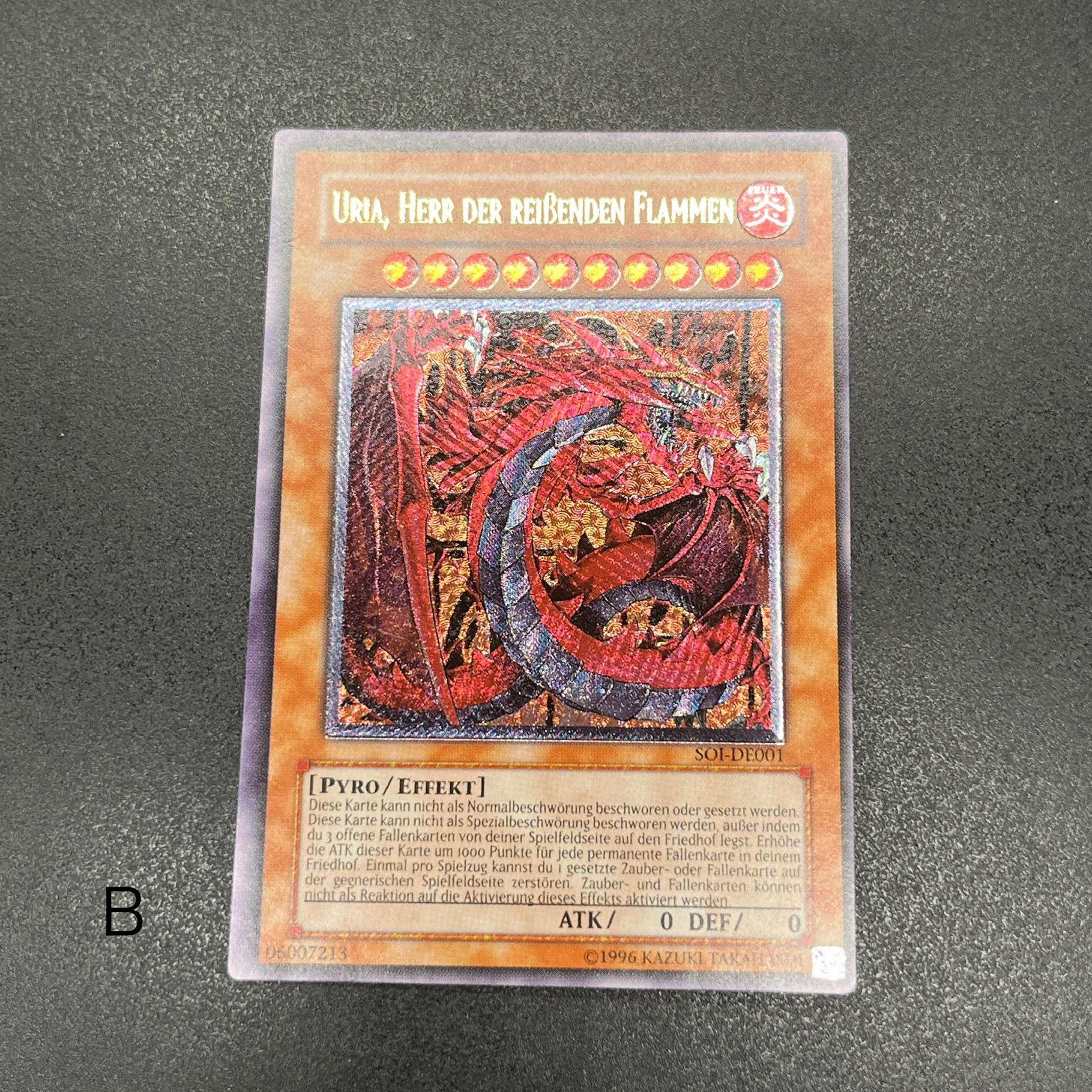 遊戯王 神炎皇ウリア/レリーフ/ドイツ語/EU版 – カードショップ グローバル