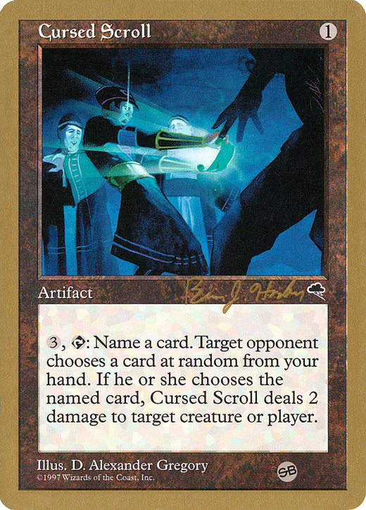Cursed Scroll | Magic: the Gathering MTG Cards