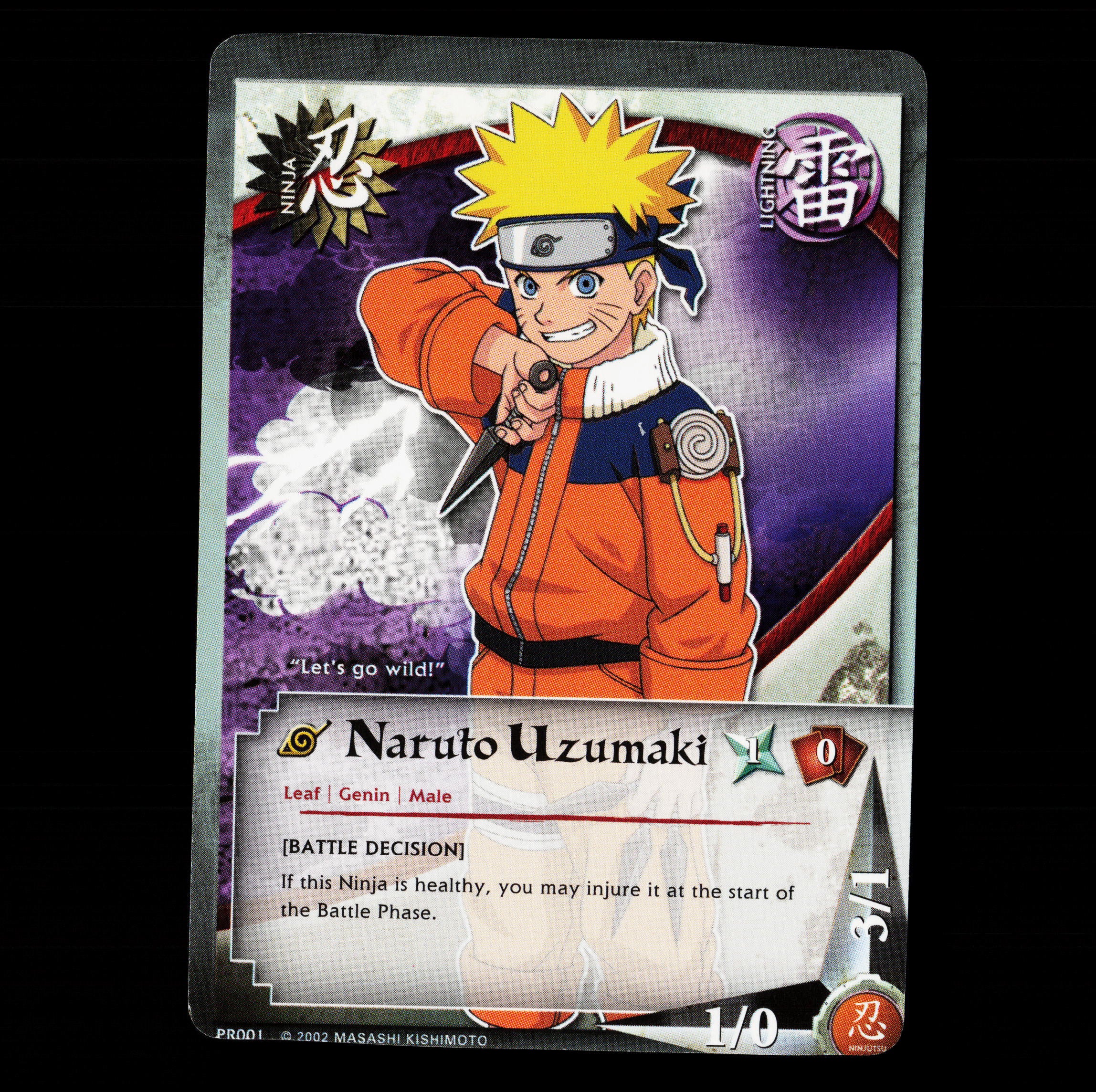 Naruto Uzumaki - PR001 - NM - Character - Promo - Naruto CCG - E1