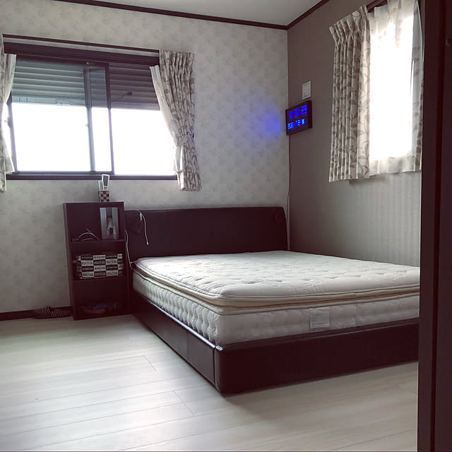 ニトリ ダブルベッドフレーム(バッソ DBR) - 通販 | 家具とインテリア