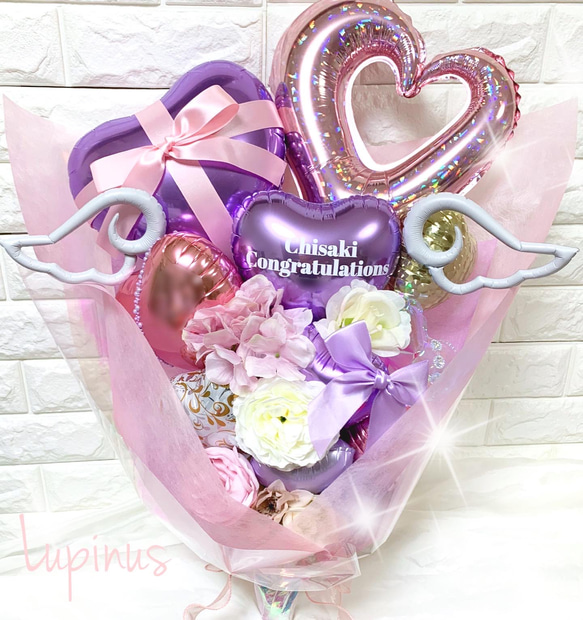 バルーン ブーケ 推し活 生誕祭 卒業式 アートフラワー プロフィール