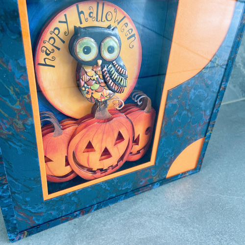 シャドーボックス ハロウィン 立体・オブジェ fleurs_art 通販