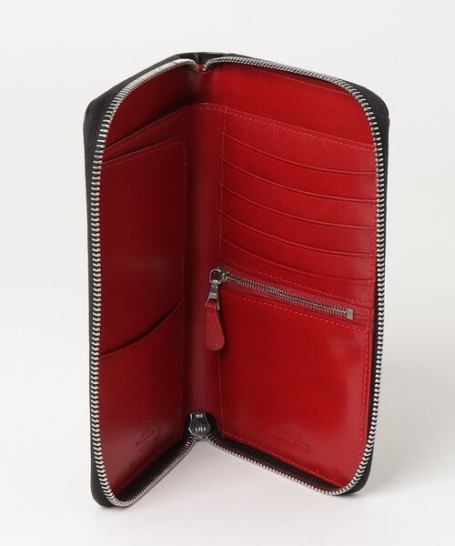セール】WHITEHOUSE COX ZIP ROUND TRAVEL WALLET ホワイトハウス