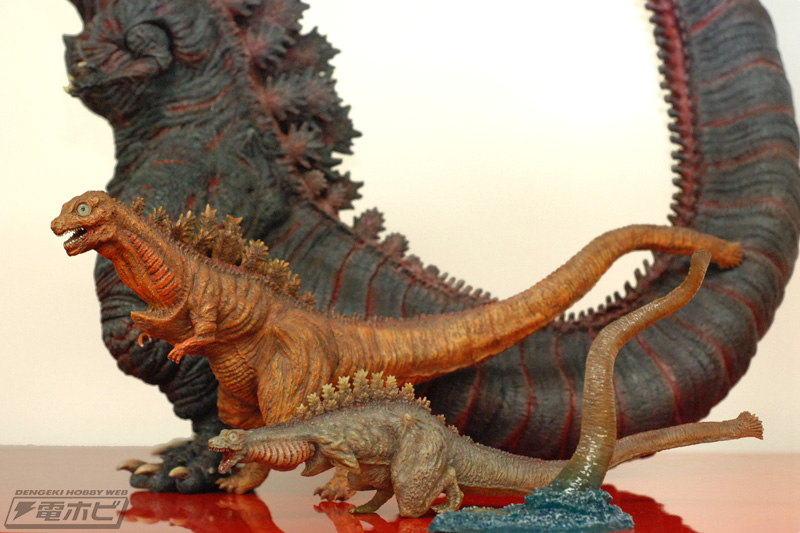 シン・ゴジラ』巨大不明生物から第4形態を統一スケールで立体化