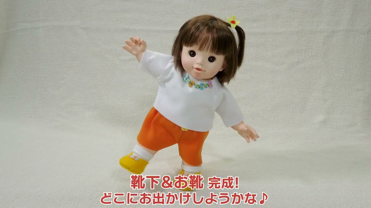ぽぽちゃん 靴下＆お靴のつくり方 - YouTube