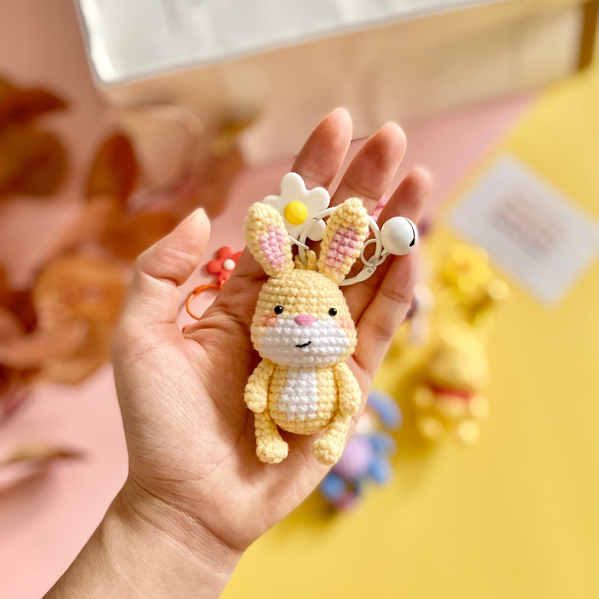 かぎ針編みキーホルダーパターンバンドル：あみぐるみプーさんフレンズ