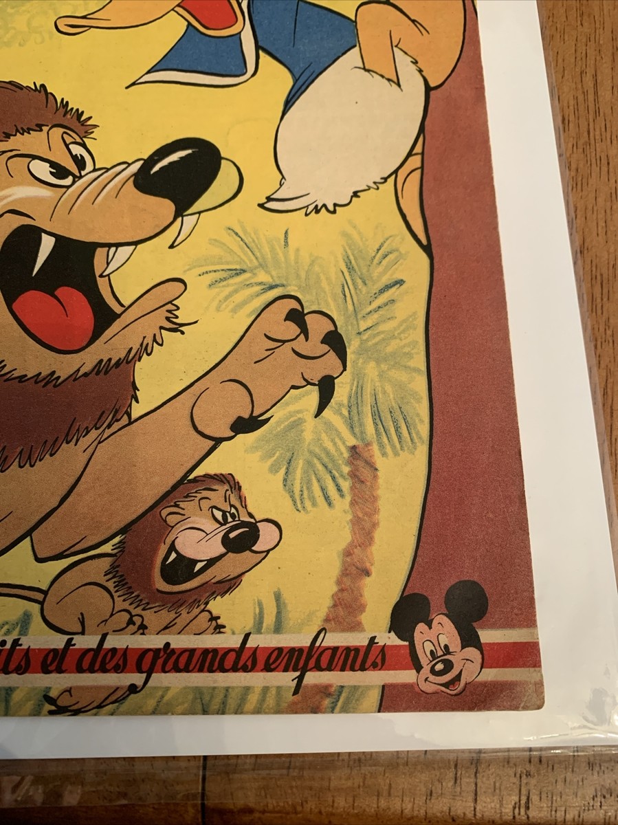 Mickey Magazine 89 June 1952 French Issue Super Rare And Very Cool