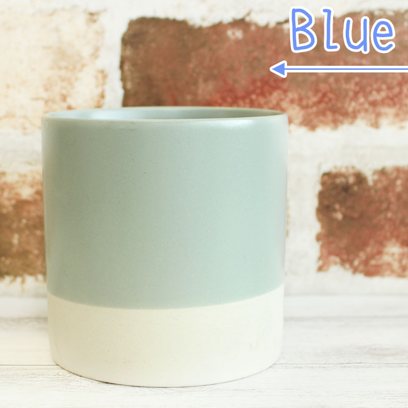楽天市場】【訳あり】【アウトレット】くすみカラー 塗分け 鉢カバー(2