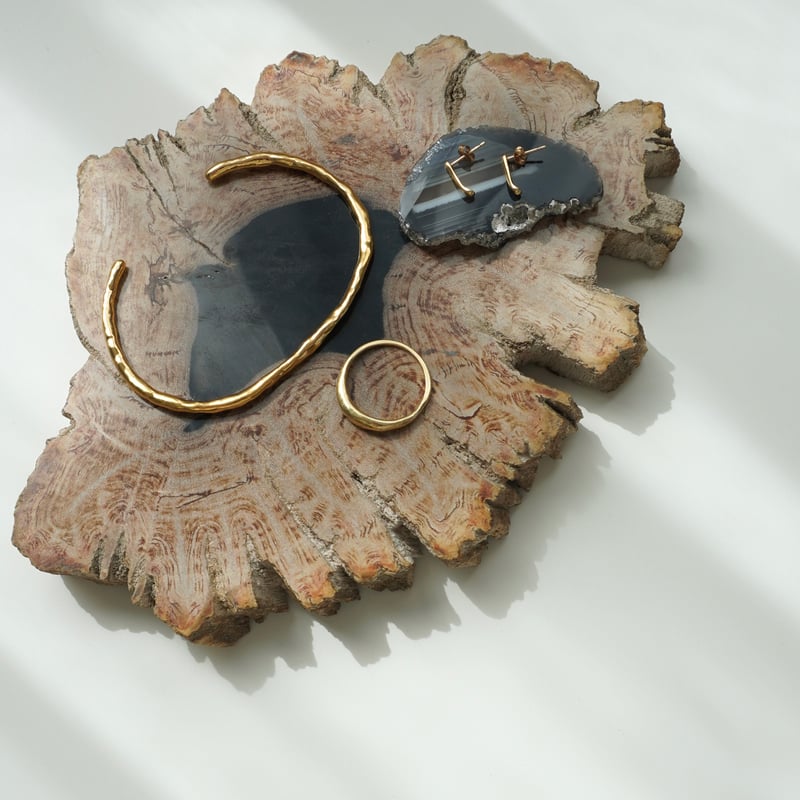 1点物】ペトリファイドウッドプレートL | ÜME Online shop / ユーミ