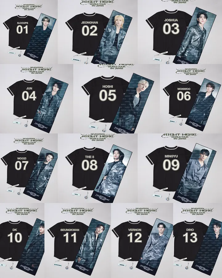 SEVENTEEN Right Here Uniform T-Shirt