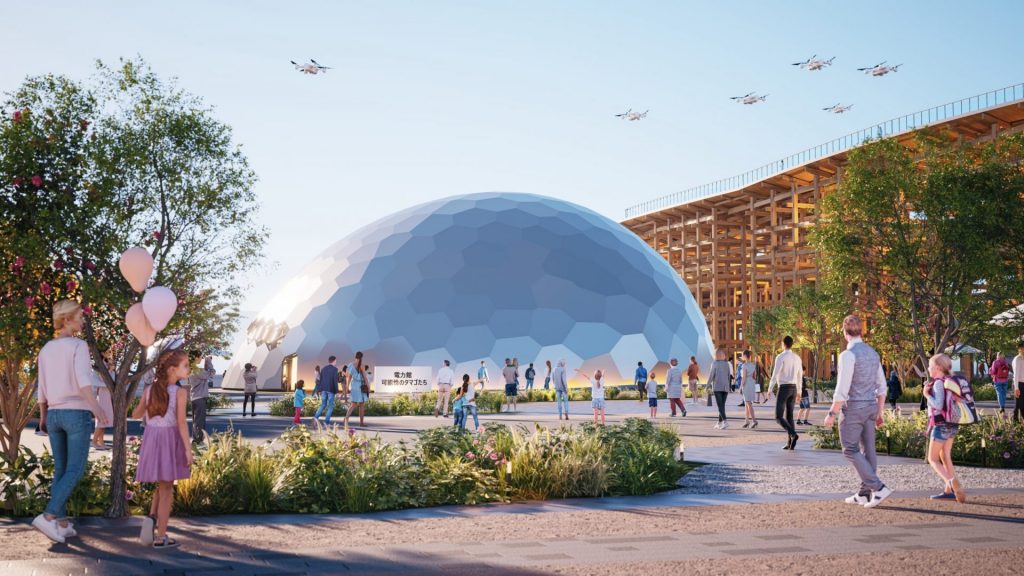 巨大タマゴ”出現！脱炭素実現へ体験パビリオン 大阪・関西万博「電力館