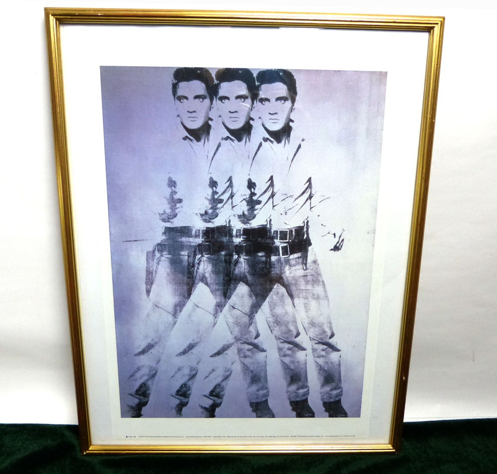 USA製 アンディ・ウォーホル Andy Warhol エルビスプレスリー ポスター