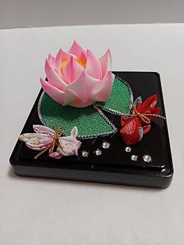 Amazon.co.jp: つまみ細工「蓮の花&金魚」 : おもちゃ