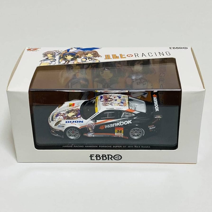 Amazon | 【美品】EBBRO エブロ 1/43 HARUHI RACING HANKOOK PORSCHE