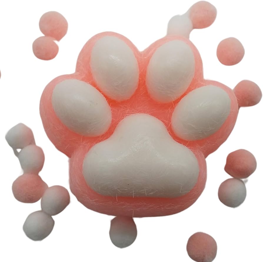 Amazon | AZ-FRONT 肉球スクイーズ ふわふわ触感 癒しグッズ 猫好き