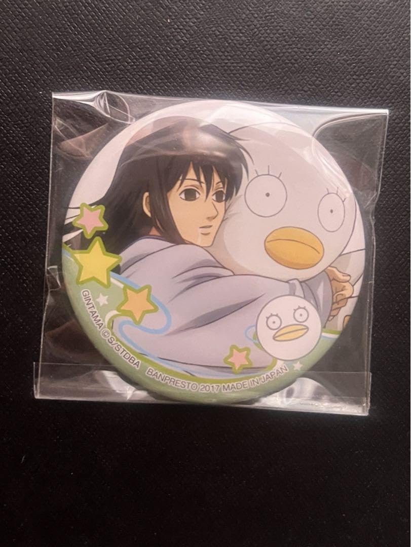 銀魂 一番カフェ 六角形 缶バッジ 桂小太郎 2点セット