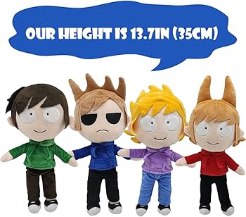 Amazon.co.jp: 2/4個Eddsworldぬいぐるみセット、13.7インチトム