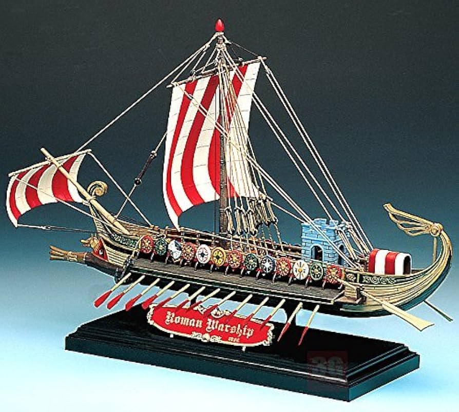 Amazon.com: Academy 1/72 Roman Warship Circa B.C 50 Military Ship