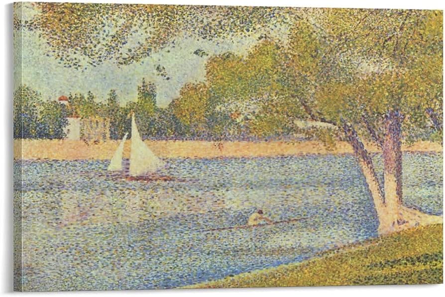 Amazon.co.jp: Georges Seuratジョルジュ・スーラ画家の作品「ラ