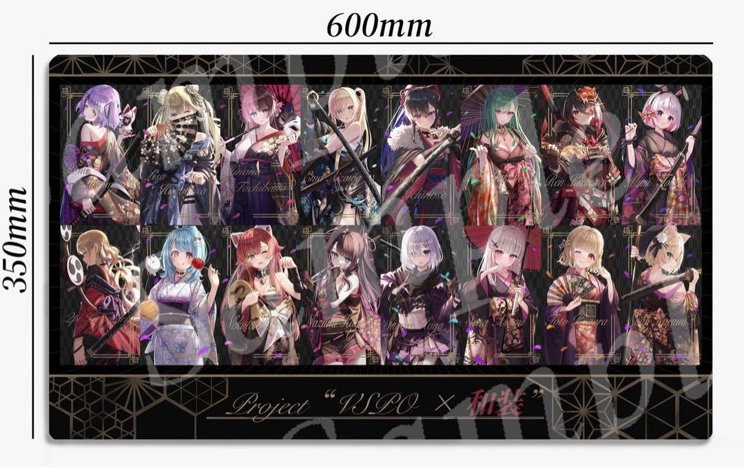 Amazon.co.jp: ぶいすぽっ ラバーマット プレイマット ぶいすぽ VGGC