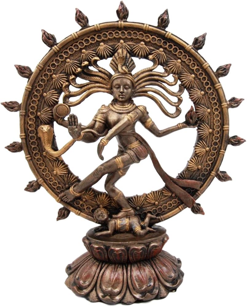 Amazon.co.jp: Ebros ヒンドゥー教 シヴァ ナタラジャ像 ダンスの主