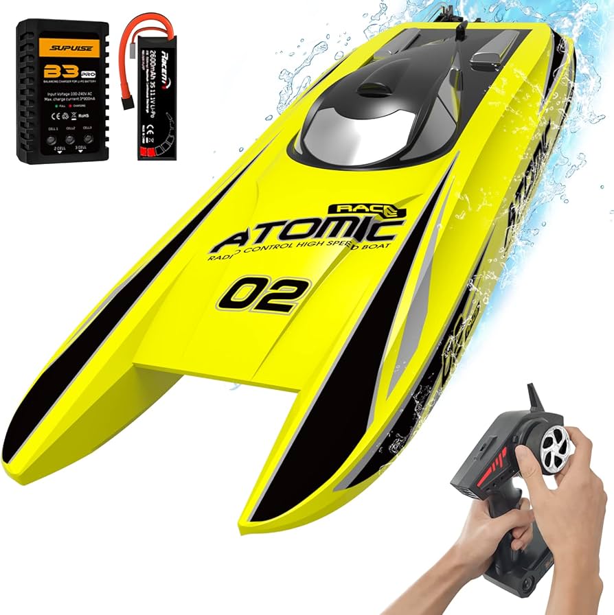 Amazon.co.jp: VOLANTEXRC ブラシレスRCボート Atomic 42mph 25.5
