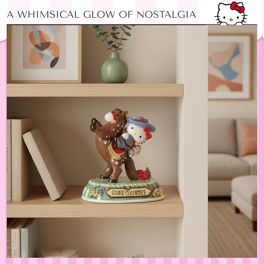 Amazon.com: Blue Sky Clayworks Hello Kitty Cowgirl “Giddy Up