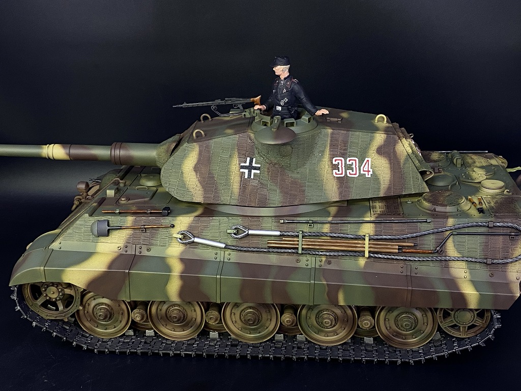 製作代行紹介「タミヤ 1/16 キングタイガーポルシェ砲塔」ラジコン戦車
