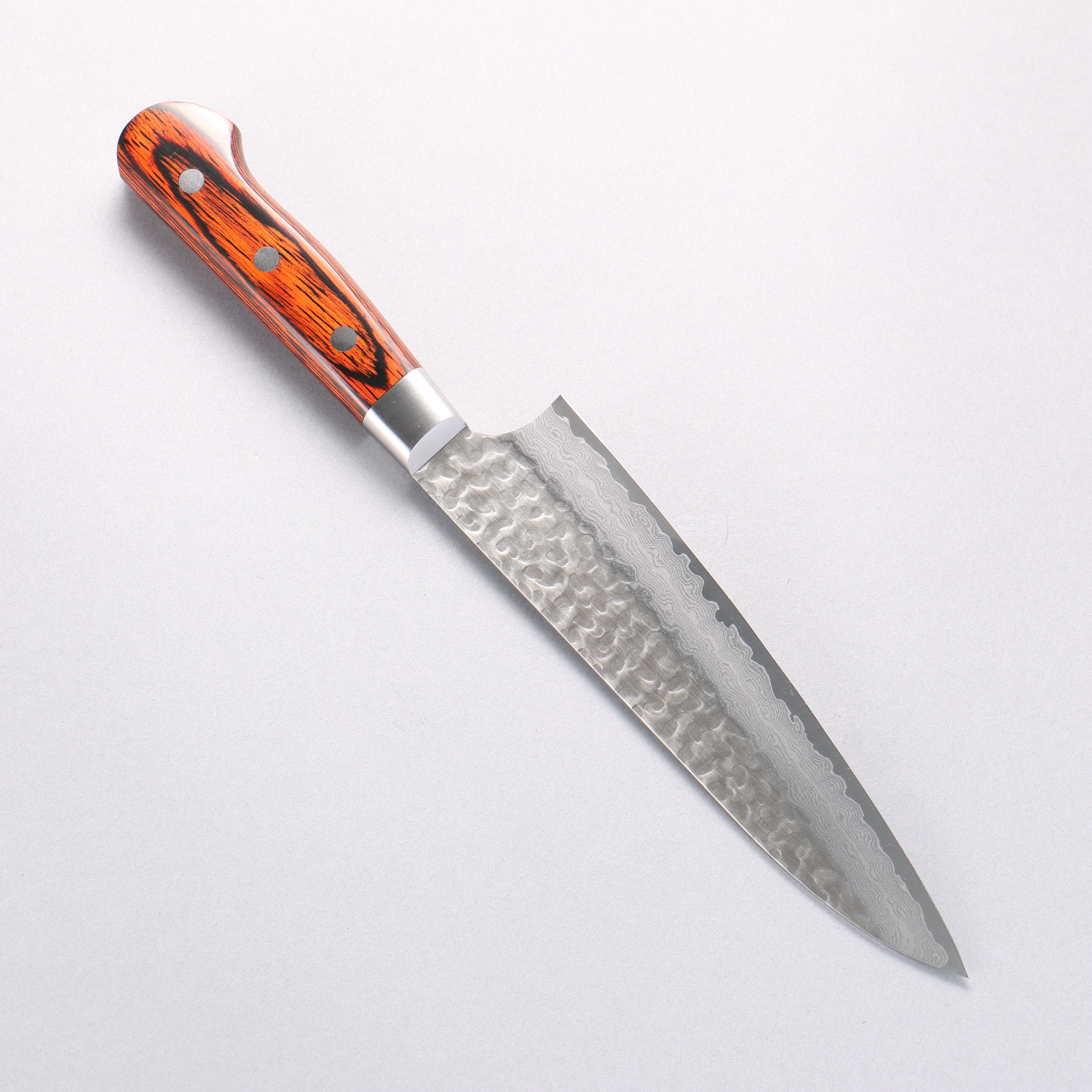 堺 孝行 VG10 33層 ダマスカス 牛刀包丁 180mm マホガニー柄 – 清助