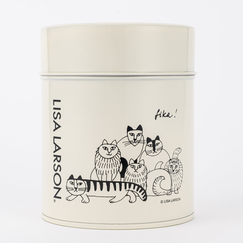 コーヒー缶（スケッチねこたち）