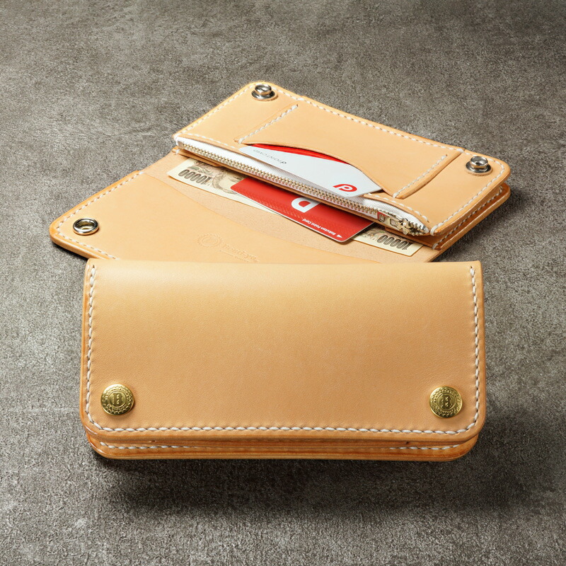 楽天市場】トラッカーズウォレット コードバン TYPE II きなり【長財布